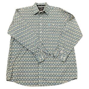 Gorge Strait by Wrangler Long Sleeve Button Down Western Shirt, 2XLT Multi Color